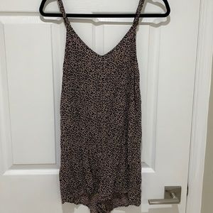 cheetah print romper